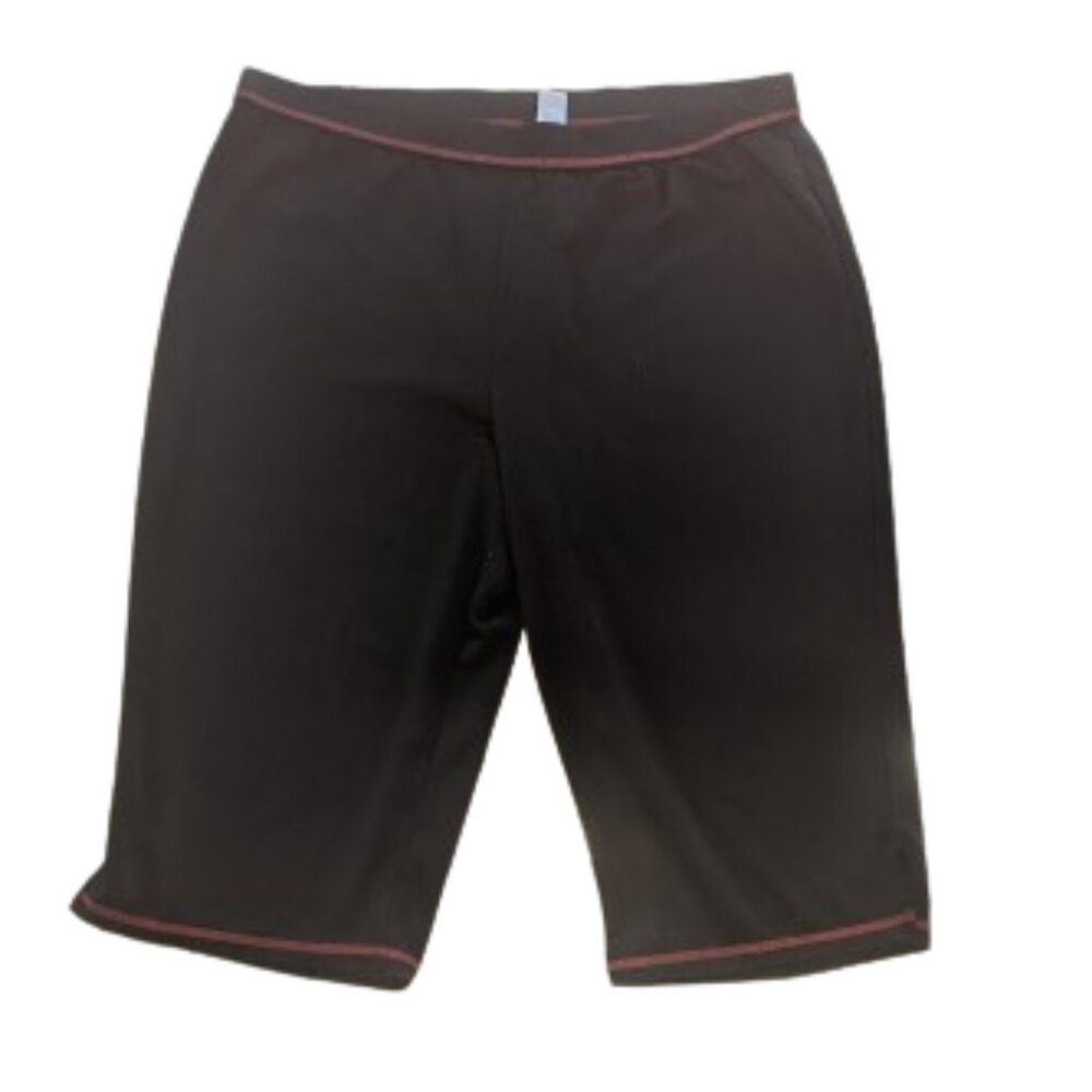 --  Black Red Athethic Shorts Size 18 Wide to 20 Wide